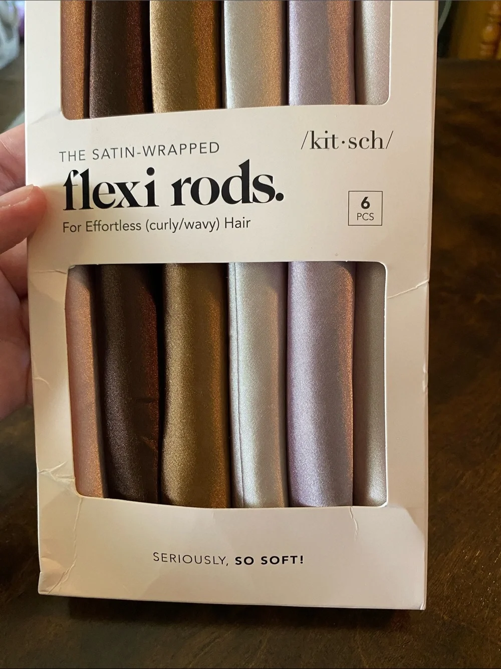 Kitsch Satin Wrapped Flexi Rods